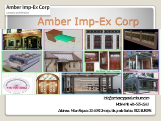 Just Windows & Doors Quality Services at Amber Imp-Ex Corp