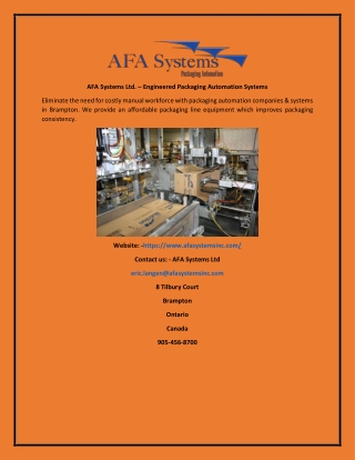 AFA Systems Ltd