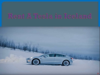 Rent A Tesla in Iceland