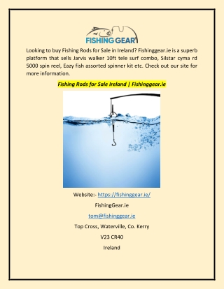Fishing Rods for Sale Ireland | Fishinggear.ie