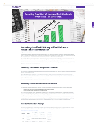 Decoding Qualified VS Nonqualified Dividends: What’s The Tax Difference?