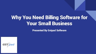 Why You Need Billing Software for Your Small Business