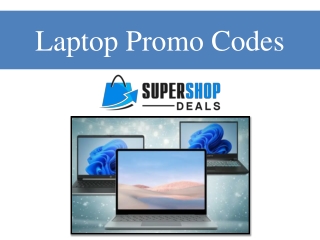 Laptop Promo Codes