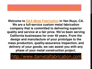 Metal Fabricator Los Angeles CA