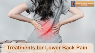 Treatments for Lower Back Pain