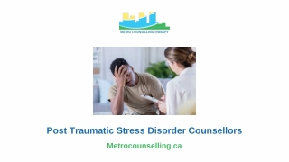 Post Traumatic Stress Disorder Counsellors