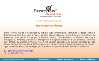 Drone Service Market Size, Share, Trend, Forecast, & Competitive Analysis