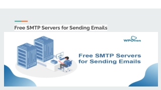 Free SMTP Servers for Sending Emails