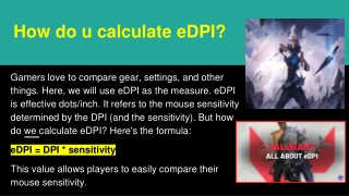 edpi calculator valorant PPT