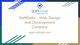 SoftRadix - Web Design and Development Company