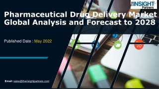 Global  Pharmaceutical Drug Delivery Market - Industry Analysis, Market Trends,
