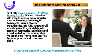 Top Permanent Staffing Agency In USA