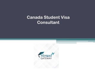 Canada Student Visa Consultant - Abroad Gateway