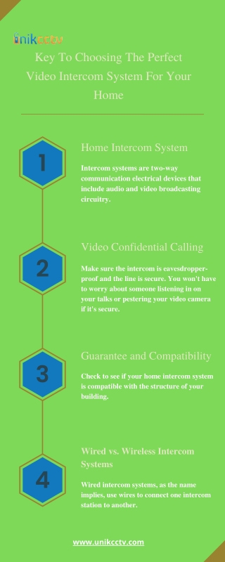Key To Choosing The Perfect Video Intercom System For Your Home