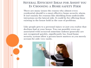 Several Efficient Ideas for Assist you In Choosing
