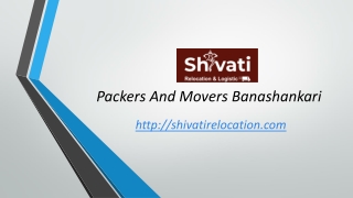 Packers And Movers Banashankari