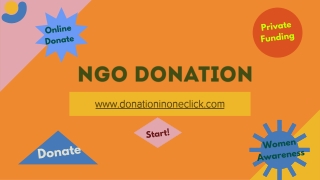 Donate to NGO || Private Funding || NGO Donate || NGO Donation || Online Donatio