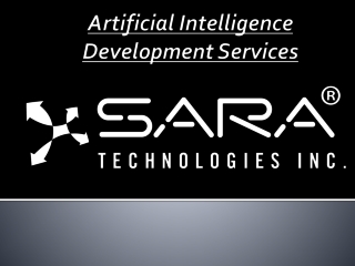 Artificial Intelligence Development Services