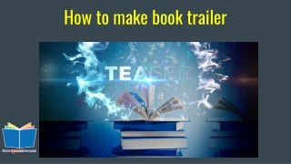 How to make book trailer - YOP