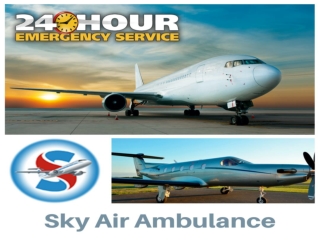 Sky Air Ambulance from Ranchi to Delhi, Mumbai with Medical Team