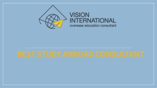Best Study Abroad Consultant