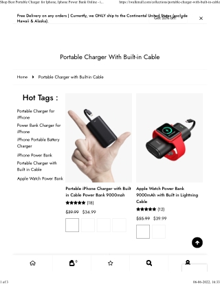 Buy the Best & High-Quality Iwalk Portable Charger for Iphone Online From Iwalkm