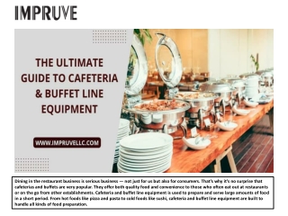 The Ultimate Guide to Cafeteria & Buffet Line Equipment