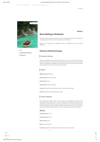 Best River Rafting & Camping site in Rishikesh - Monkey Adventure