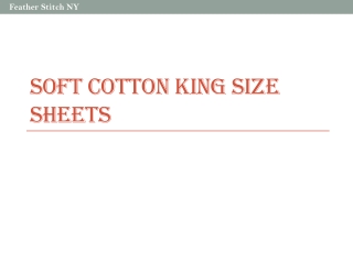 Soft Cotton King Size Sheets white