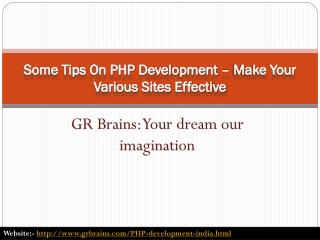 Some Tips On PHP Development – Make Your Various Sites Effec