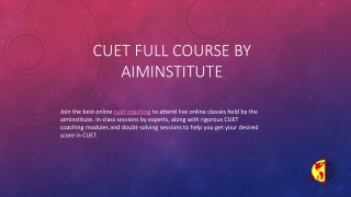 Which is the best Cuet Coaching in Delhi