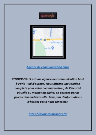 Agence de communication Paris Val d’Europe