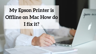 How to Fix when Epson Printer says offline on Mac?