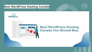 Best WordPress Hosting Canada