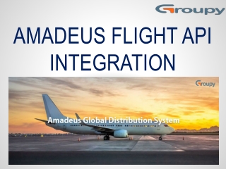 Amadeus Flight API Integration