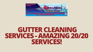 Gutter Cleaning Services - Amazing 2020 Services!