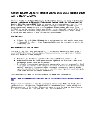 Sports Apparel Market