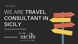 Travel Consultant In Sicily - Time For Sicily