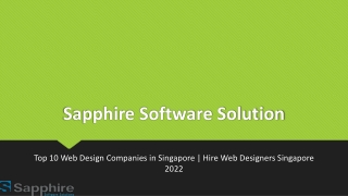 Top 10 Web Design Companies in Singapore-Hire Web Designers Singapore 2022