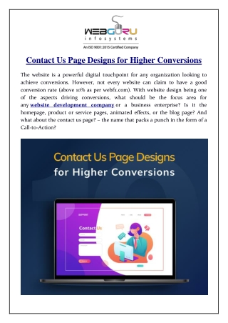 Contact Us Page Designs for Higher Conversions