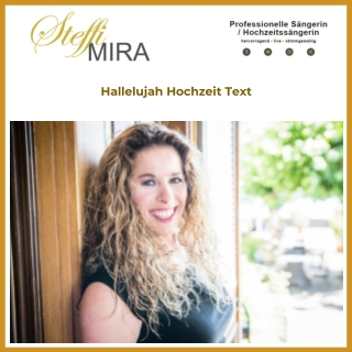 Hallelujah Hochzeit Text - Steffi Mira