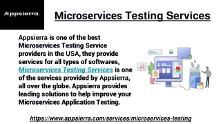 Microservices Testing Services