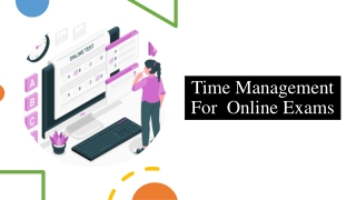 Time Management For Online Exams