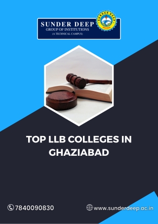 Best LLB College in Ghaziabad | Top BA LLB Colleges in Ghaziabad