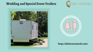 Luxury Restroom Trailer Utah