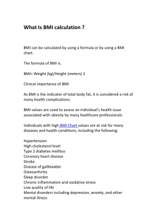 BMi Calculator bmi chart-converted