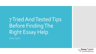 7 Tried And Tested Tips Before Finding The