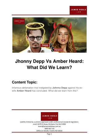 Johnny Depp Vs Amber Heard What Did We Learn