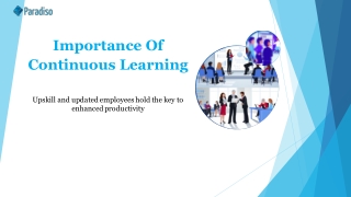 Continuous Learning | Importance, Benefits & Examples