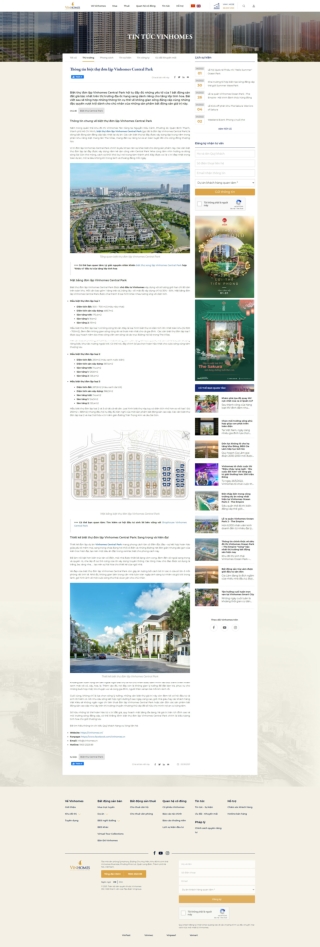 Thông tin biệt thự đơn lập Vinhomes Central Park - vinhomes.vn